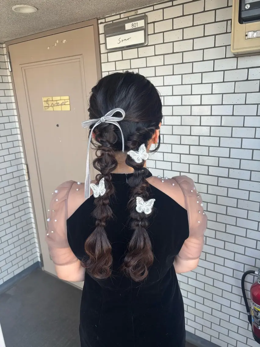 ヘアアレンジ ヘアセット 🌺ヘアメイク SYOKA🌺のヘアスタイル