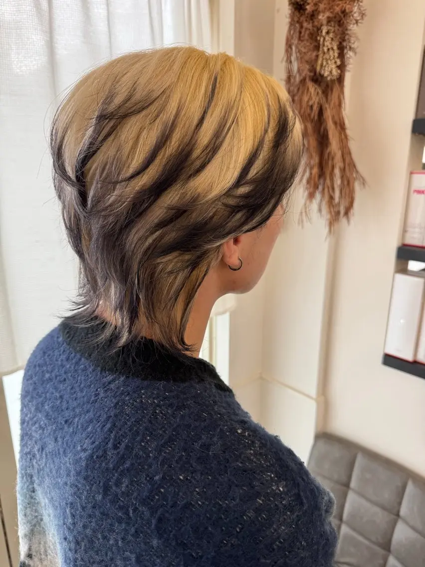 ショート カット ヘアカラー トリートメント 日置 大智のヘアスタイル