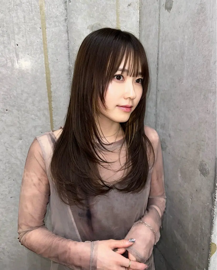 ロング 美髪縮毛矯正/ 髪質改善 RYOTAのヘアスタイル