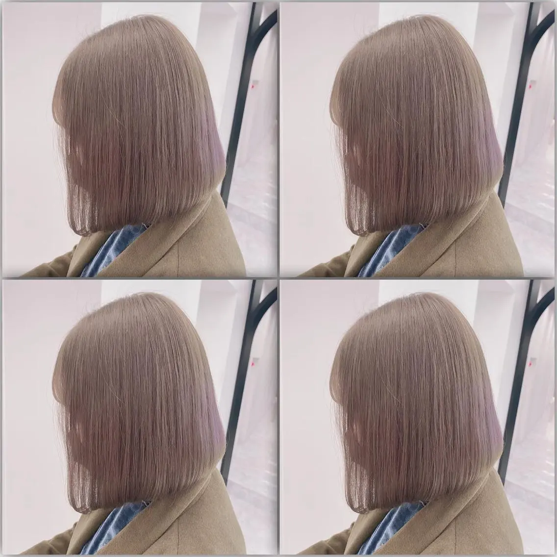 ミディアム カラー ヘアアレンジ レイヤーダブルカラー KYONのヘアスタイル