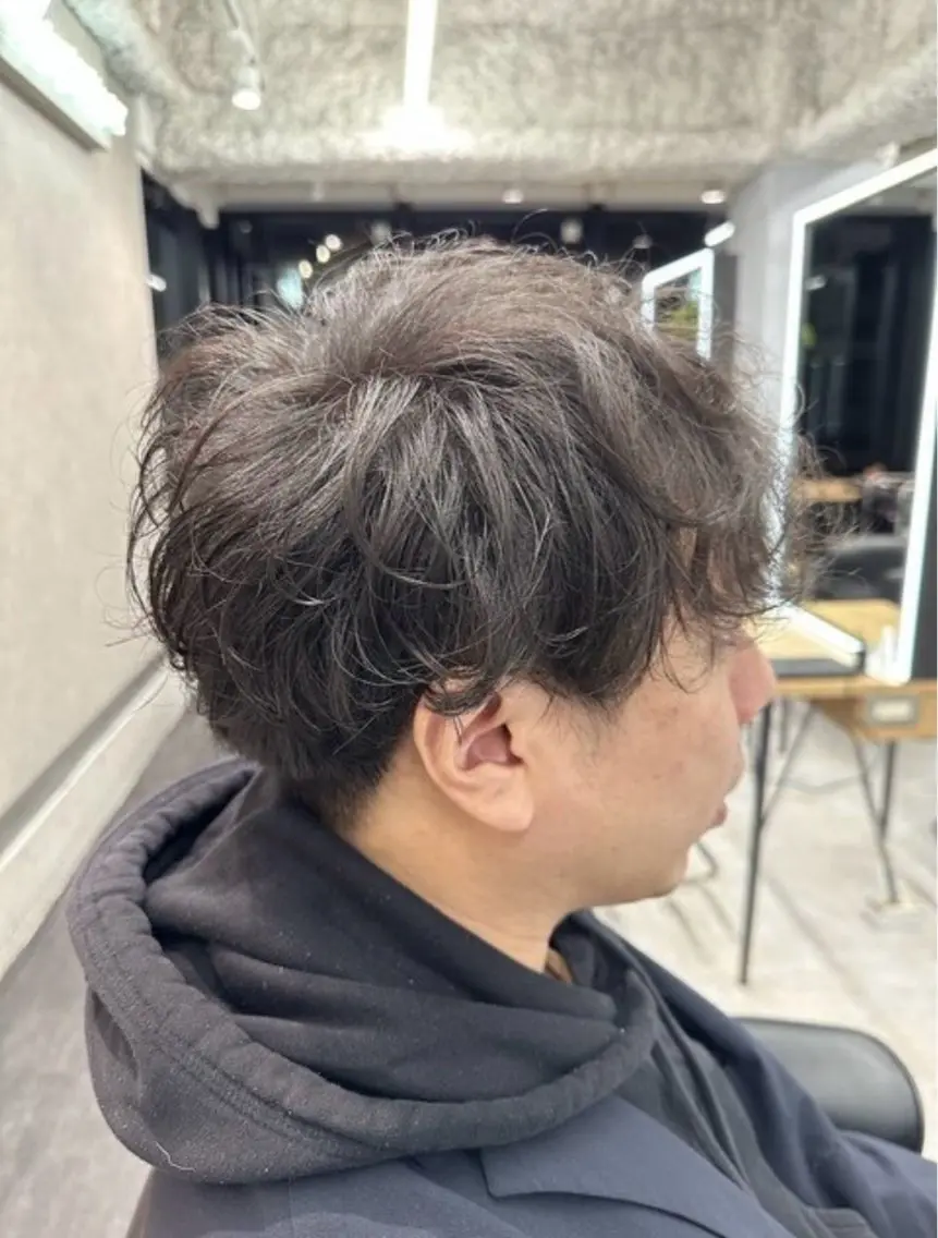 パーマ メンズ 橋爪 朱音のヘアスタイル