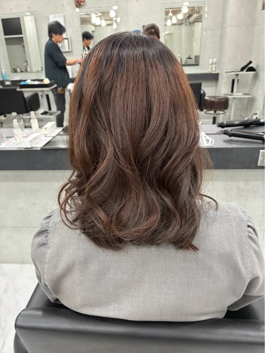 セミロング 小顔カット カット トリートメント Endearing 🌟銀座のヘアスタイル