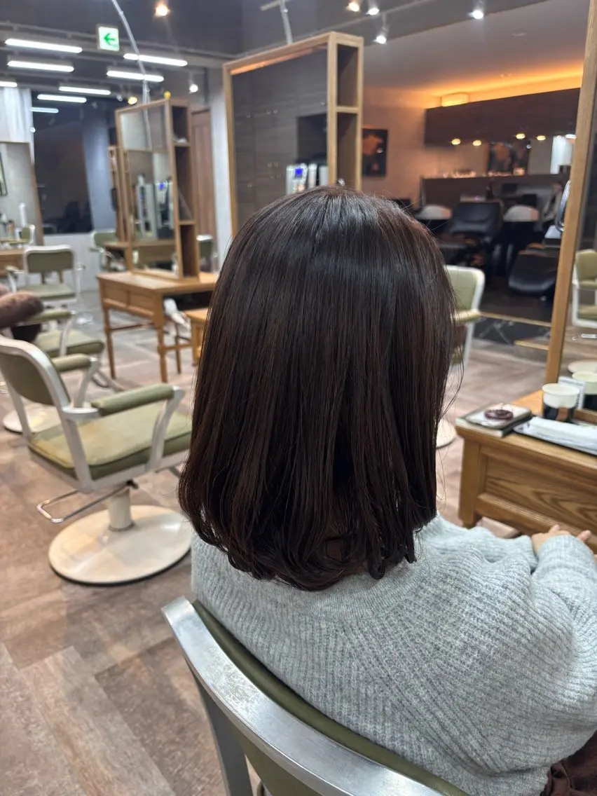 ミディアム カラー ヘアカラー 🦋 たから 🦋のヘアスタイル