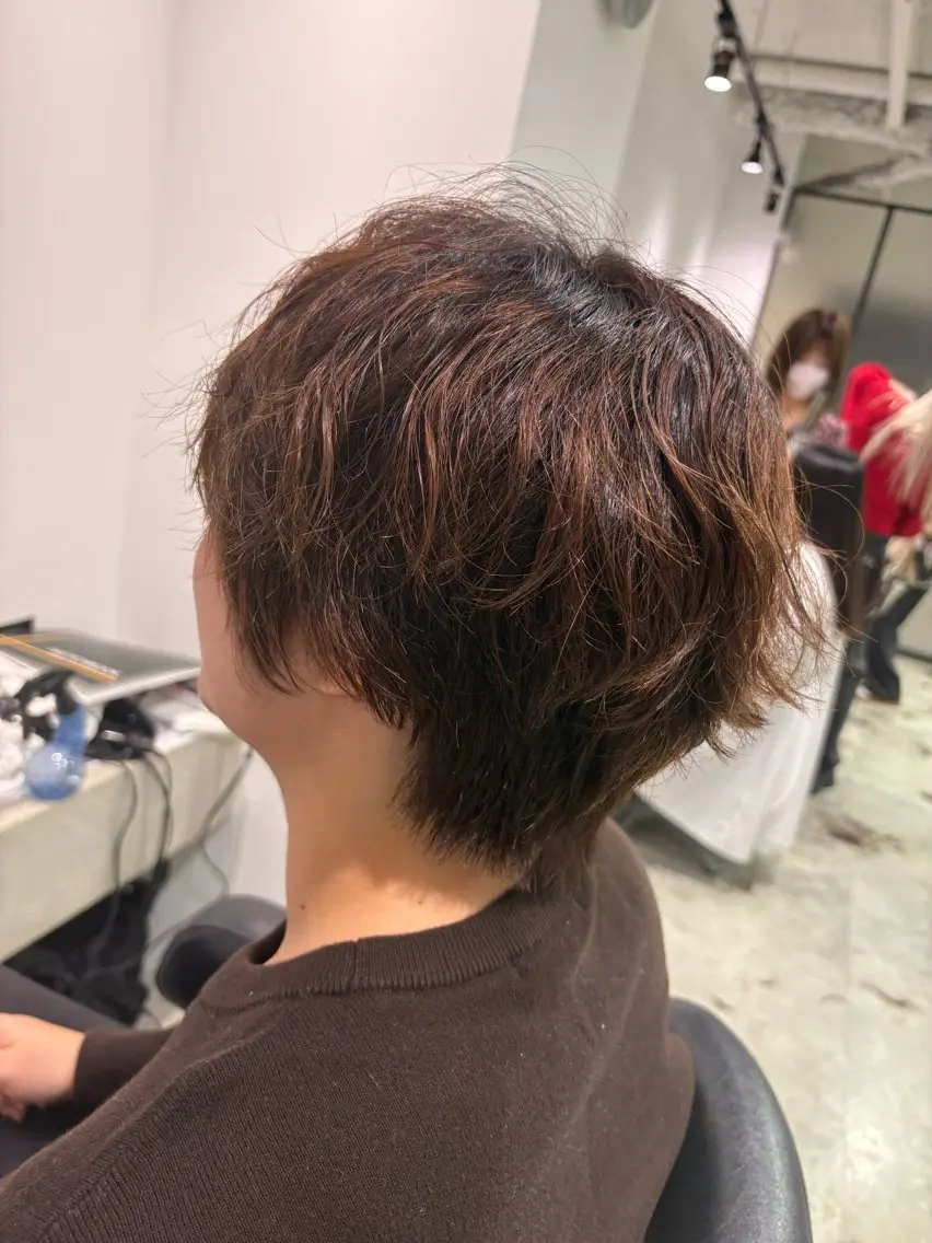 ショート 柿添 莉央のヘアスタイル