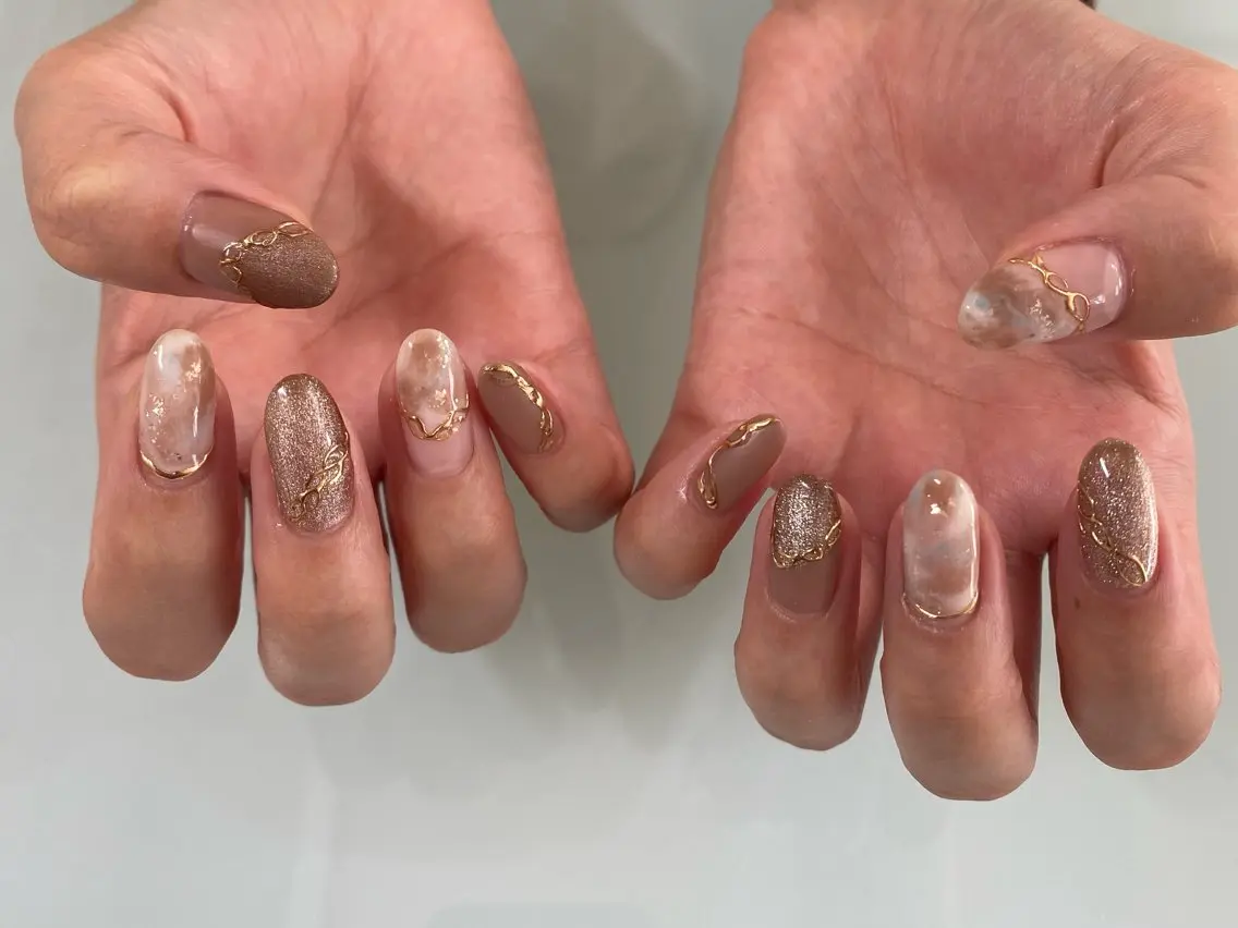 ネイル ハンドネイル Nailist Yasucoのネイルデザイン