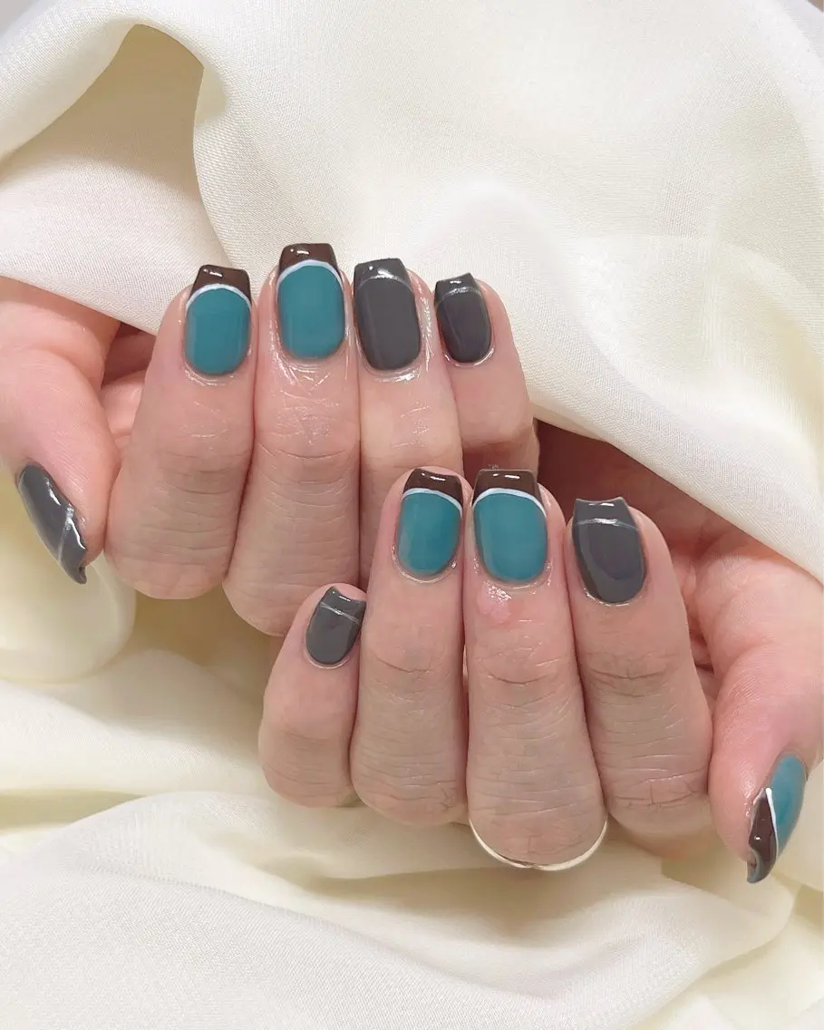 ネイル フレンチネイル ニュアンスネイル シンプルネイル nail salon MUAのネイルデザイン
