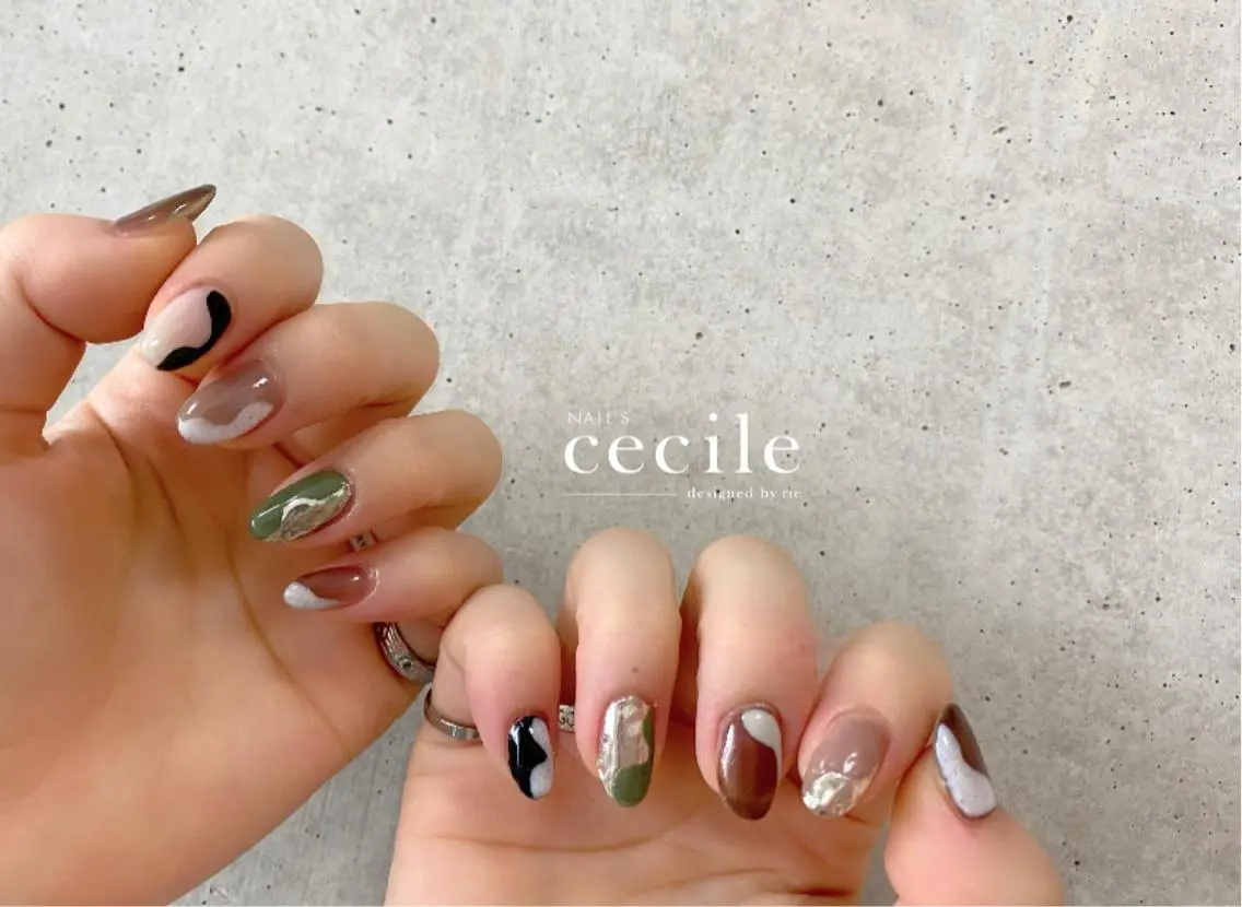 ネイル ハンドネイル Cecile Rieのネイルデザイン