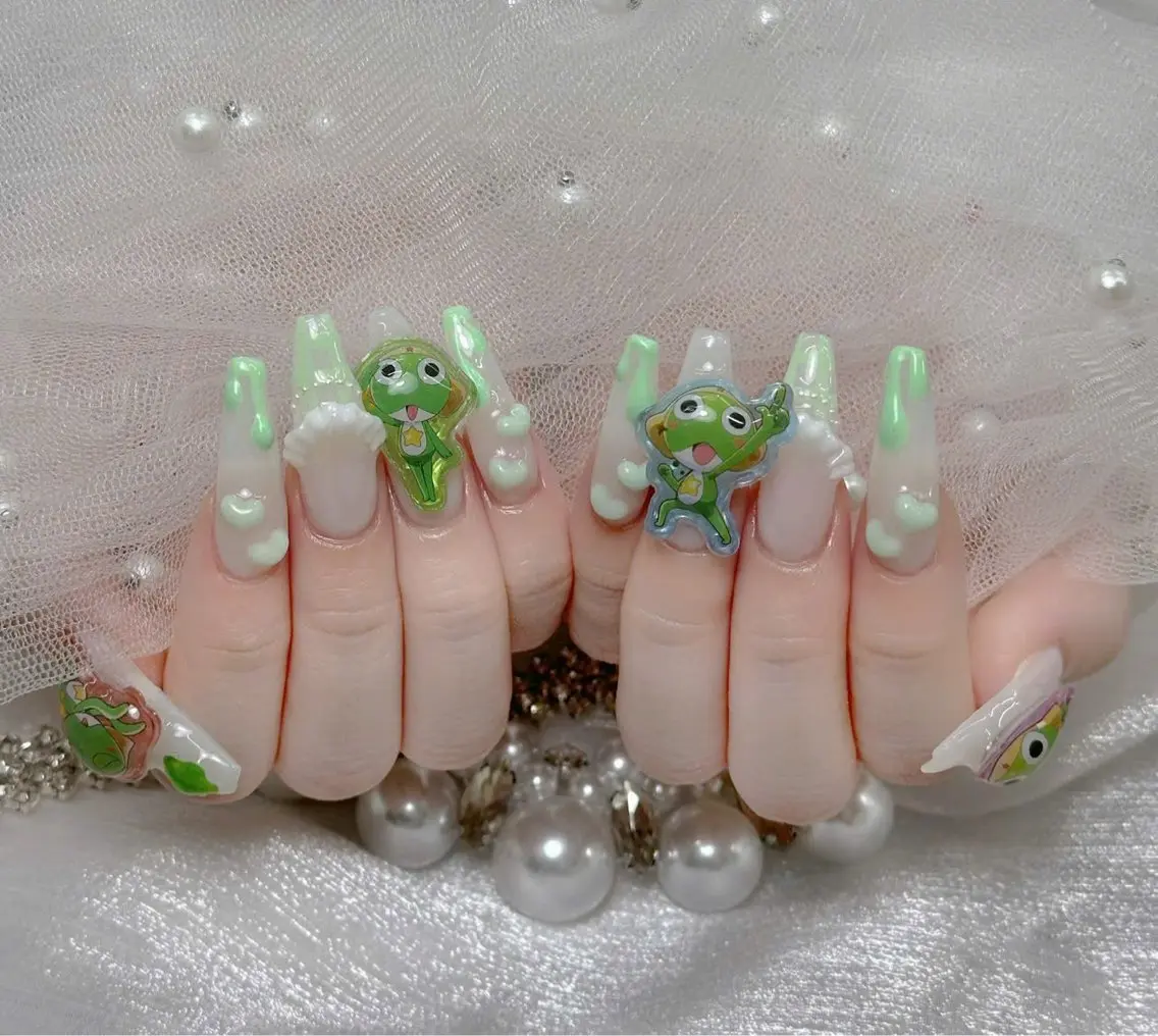 ネイル アートネイル ジェルネイル 韓国ネイル ロングネイル 持ち込み ハンドネイル ハンドケア Nova Nail Nippon 店のネイルデザイン