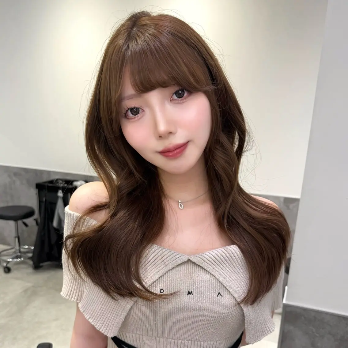 ロング カラー ブラウンカラー 透明感カラー 韓国風ヘア レイヤーカット カット ヘアカラー 韓国 レイヤー特化/きょうのヘアスタイル