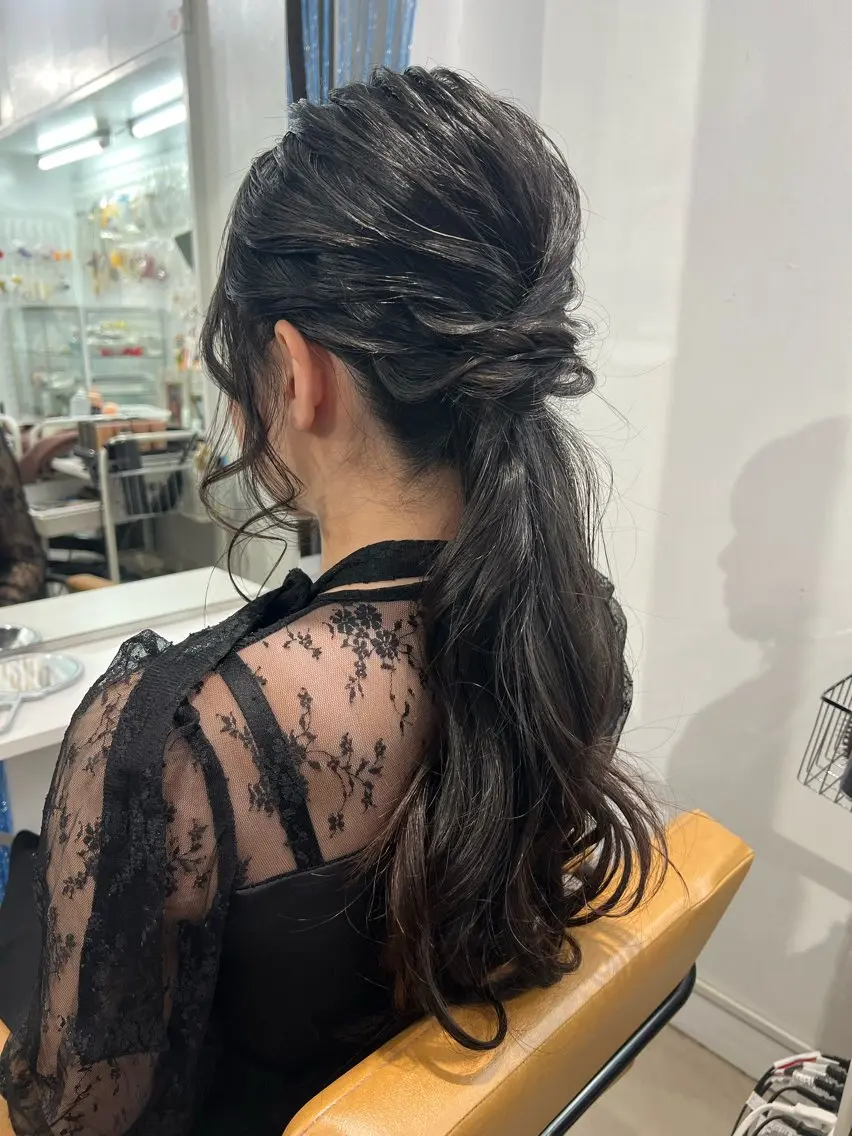 ヘアアレンジ ヘアセット ヘアメイク あゆのヘアスタイル