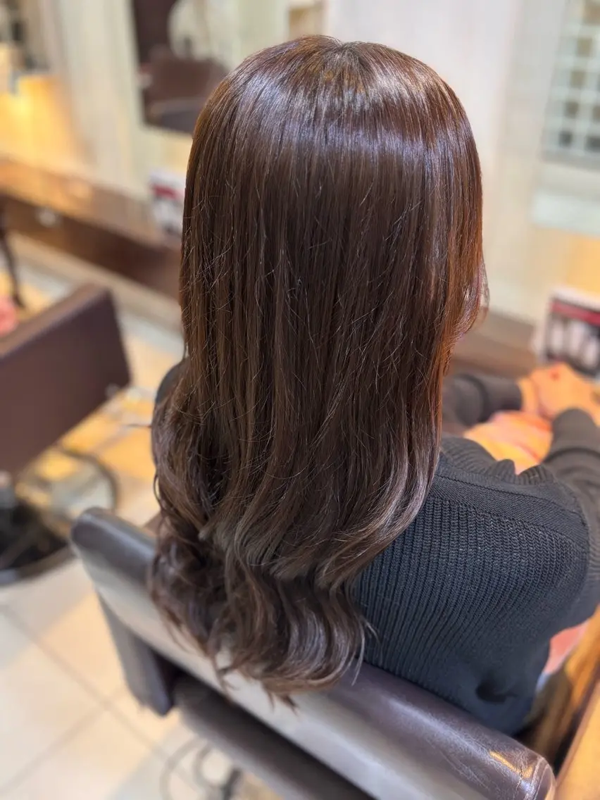 セミロング カラー ヘアセット ヘア&メイク💄 TAIKIのヘアスタイル