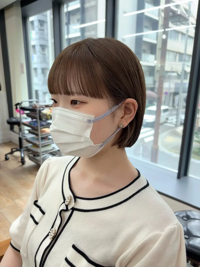 ミディアム カラー カット ヘアカラー ダブルカラー 🌙chinariのヘアスタイル
