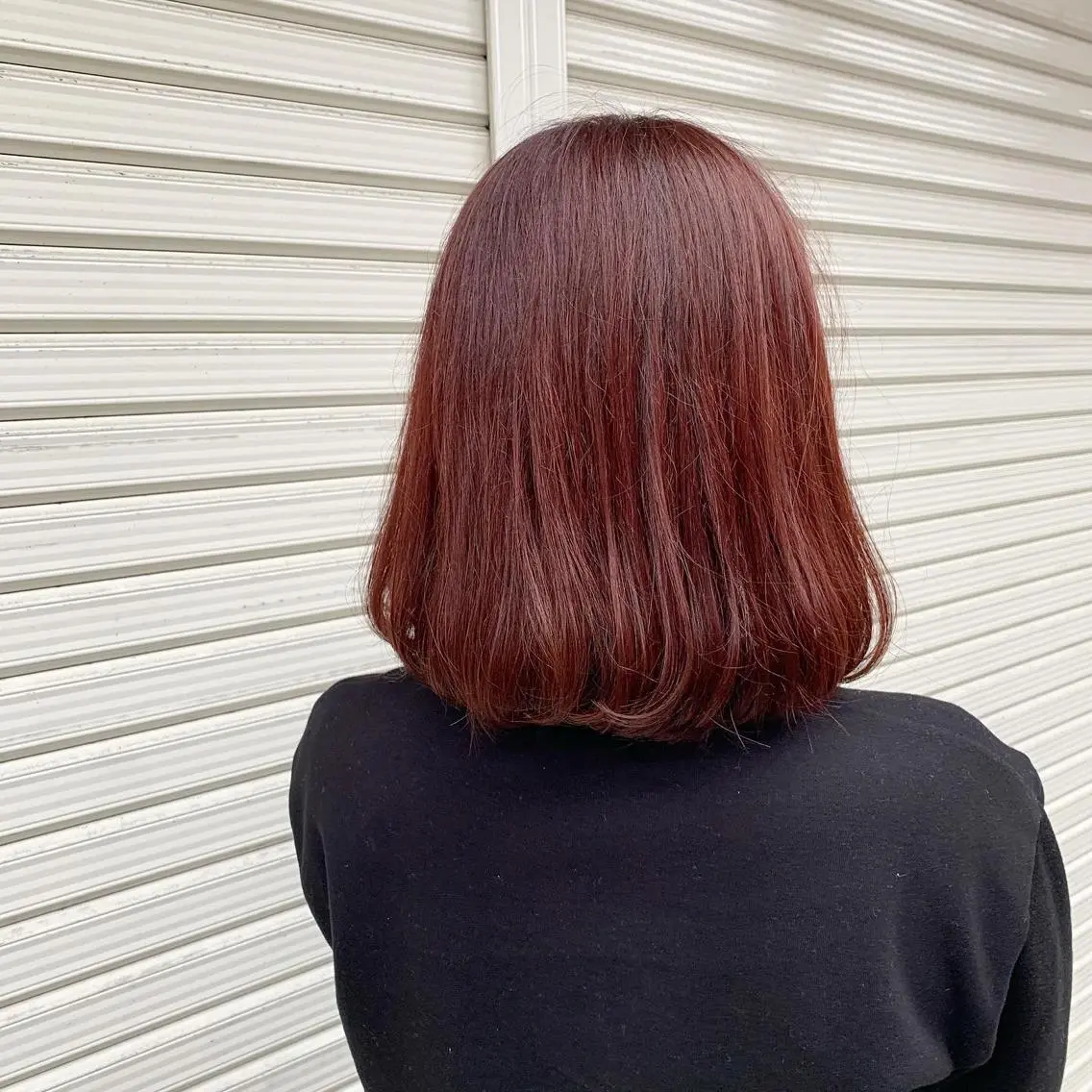 ショート カラー ブリーチ ブリーチなしカラー レッドカラー 枚方 tomee 🦋南部 しほ🦋のヘアスタイル