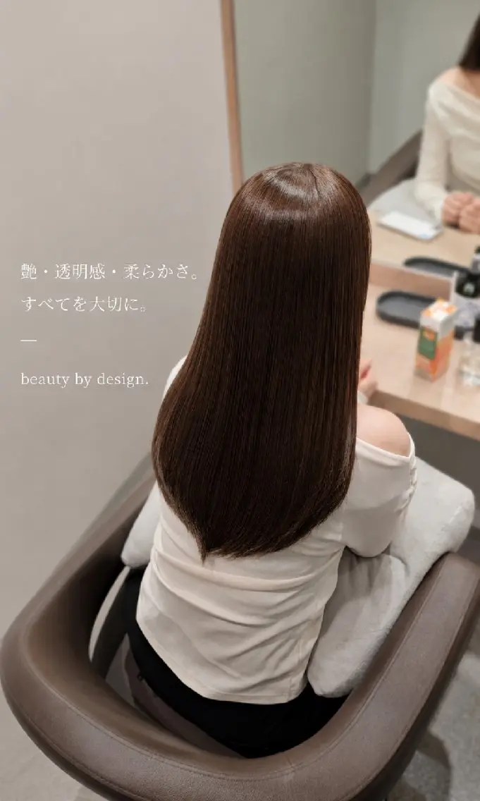 セミロング カラー ベージュカラー 透明感カラー 髪質改善 縮毛矯正 カット ヘアカラー トリートメント 【垢抜けカラー/ 縮毛矯正】Taikiのヘアスタイル