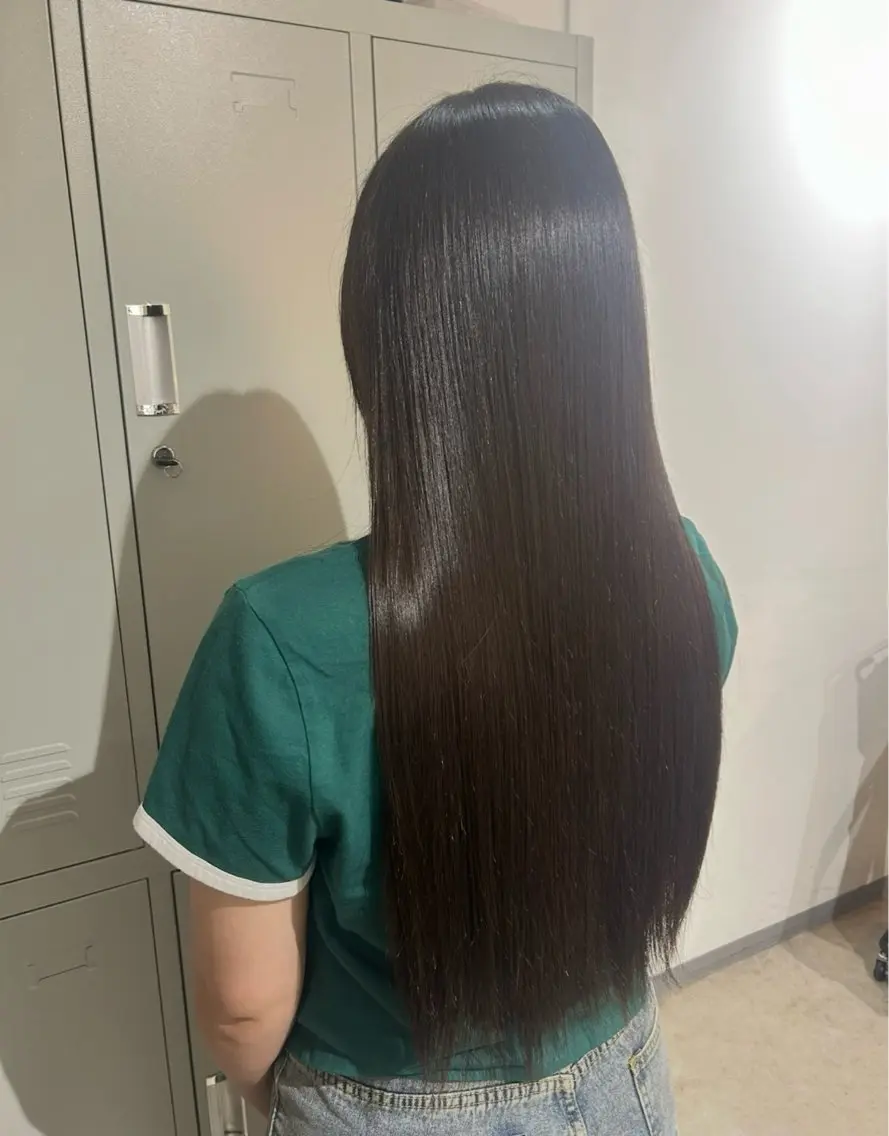 ロング ボブ 髪質改善 ロング 似合わせカット 縮毛矯正 🩷似合わせカット 🩷レイヤーカットのヘアスタイル