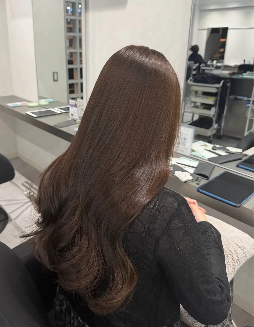 ロング カラー カット ヘアカラー トリートメント N°jemica 🫧REIKA🫧のヘアスタイル