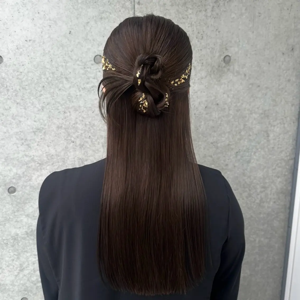 ヘアアレンジ ヘアセット 🎀髪質改善🎀潤艶 ストレート💖くるみのヘアスタイル