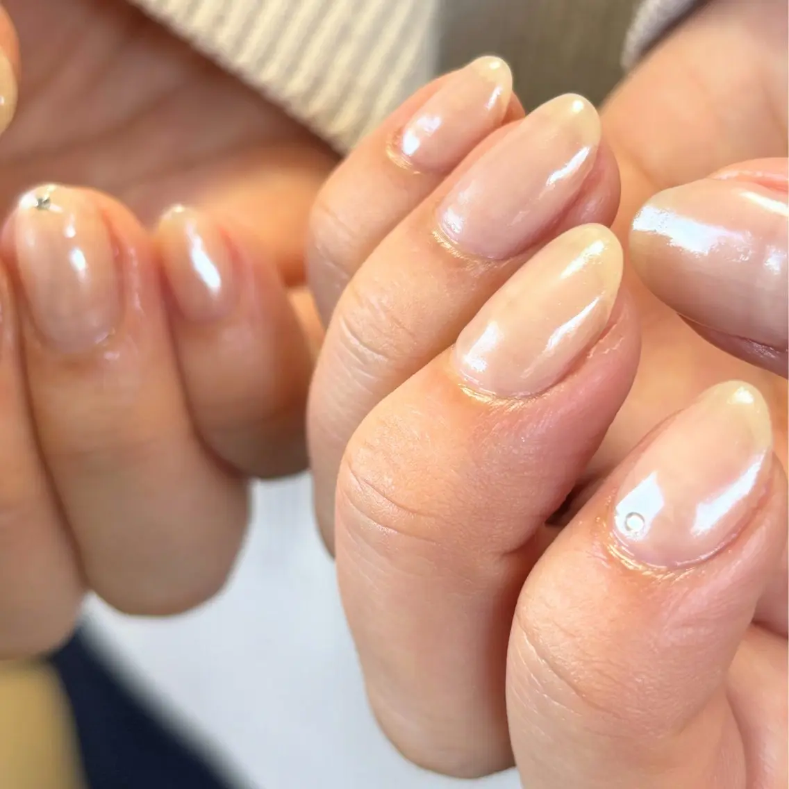 ネイル ジェルネイル キラキラネイル マグネットネイル ミラーネイル ニュアンスネイル ハンドネイル tamu nail 　金町のネイルデザイン