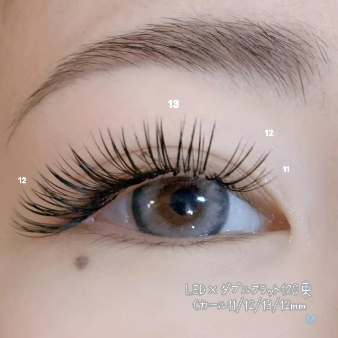 マツエク・マツパ ai__lash__ artistのマツエク・マツパデザイン
