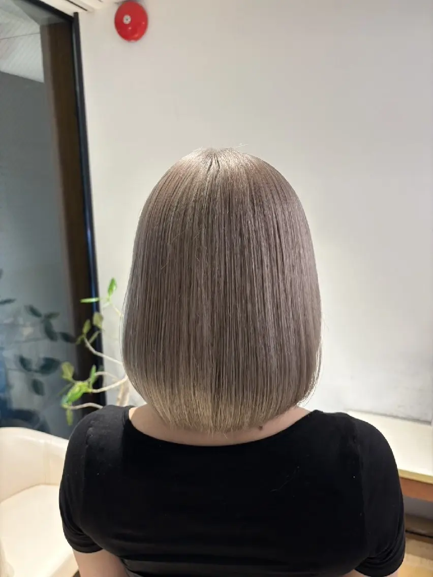 カラー ヘアカラー トリートメント 山中 あるのヘアスタイル