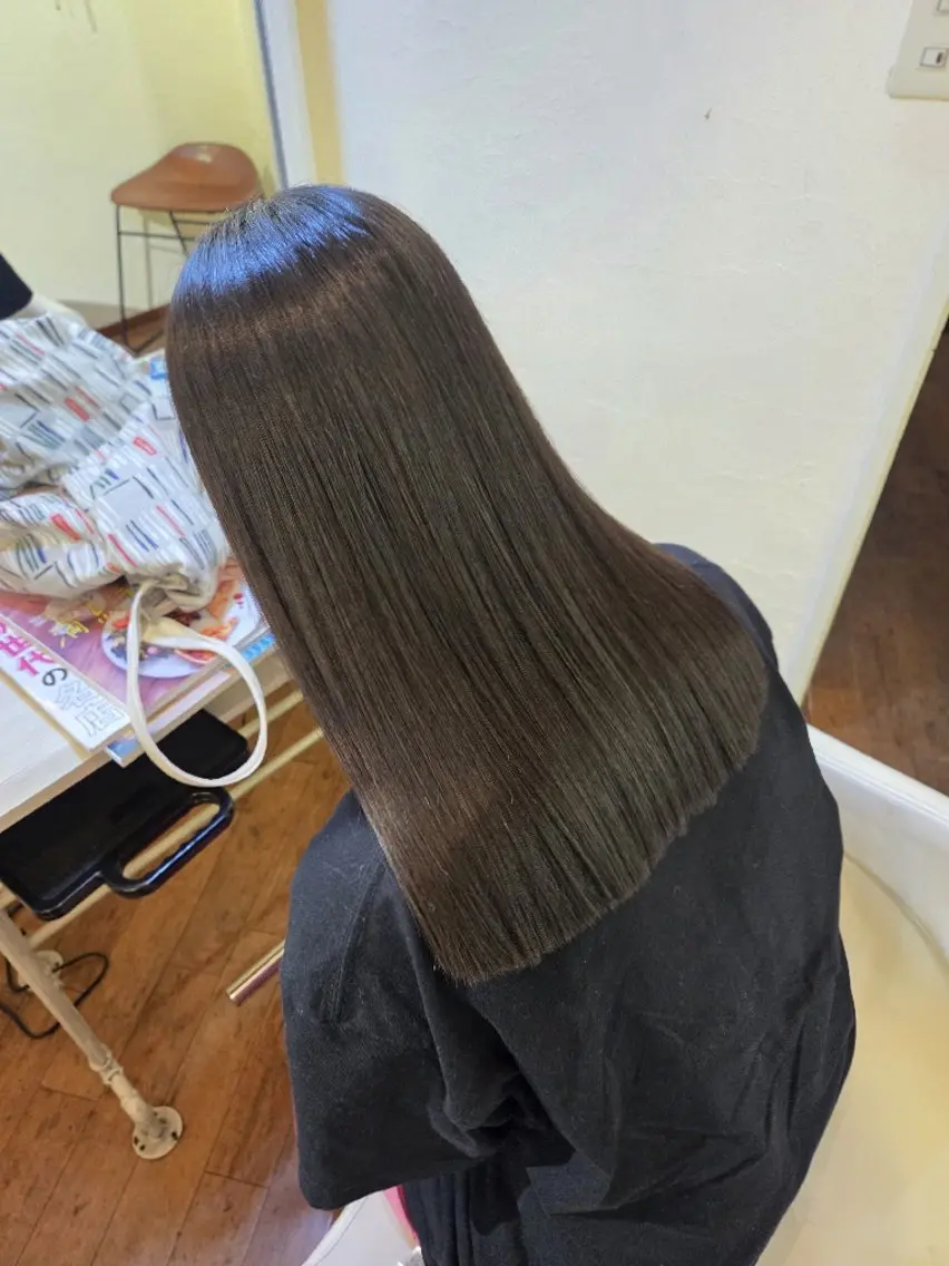 縮毛矯正+4step treatmentの写真