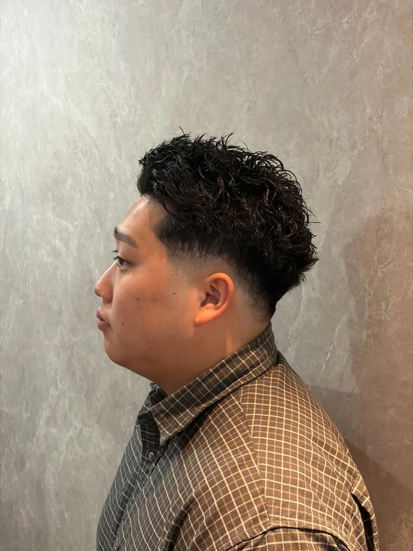ショート パーマ メンズ 高橋 怜玖/仙台/長町のヘアスタイル