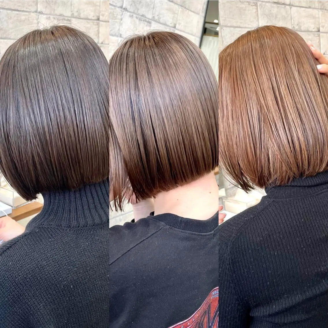 ショート カラー カット ヘアカラー トリートメント 髪質改善 中川 翔のヘアスタイル