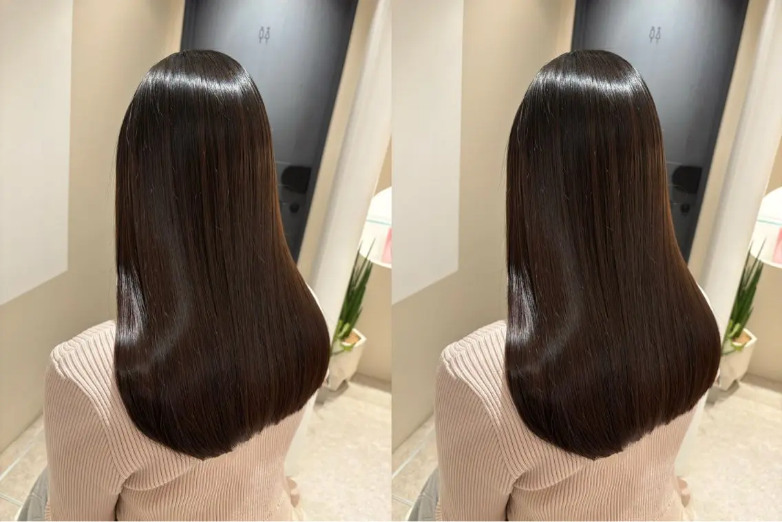 セミロング トリートメント Bonheur銀座 michiko艶髪のヘアスタイル