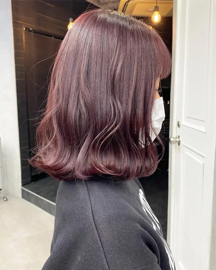 カラー ヘアカラー 🎀 のえか/ハイ トーン/ピンク🤍のヘアスタイル