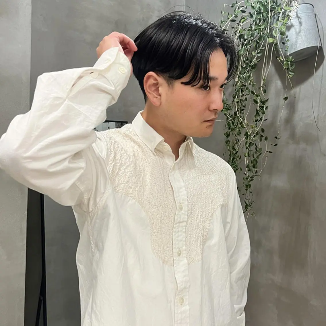 ショート メンズ センターパート 村田 春歌のヘアスタイル