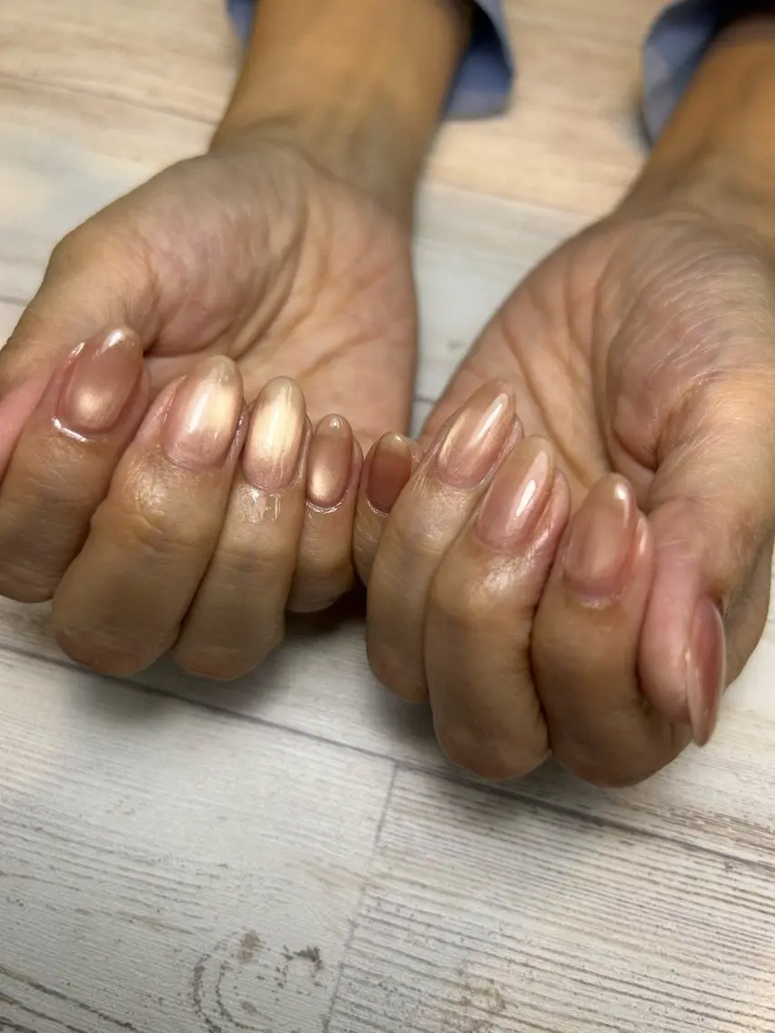 ネイル ワンカラーネイル 東十条muumii ネイルまつ毛のネイルデザイン
