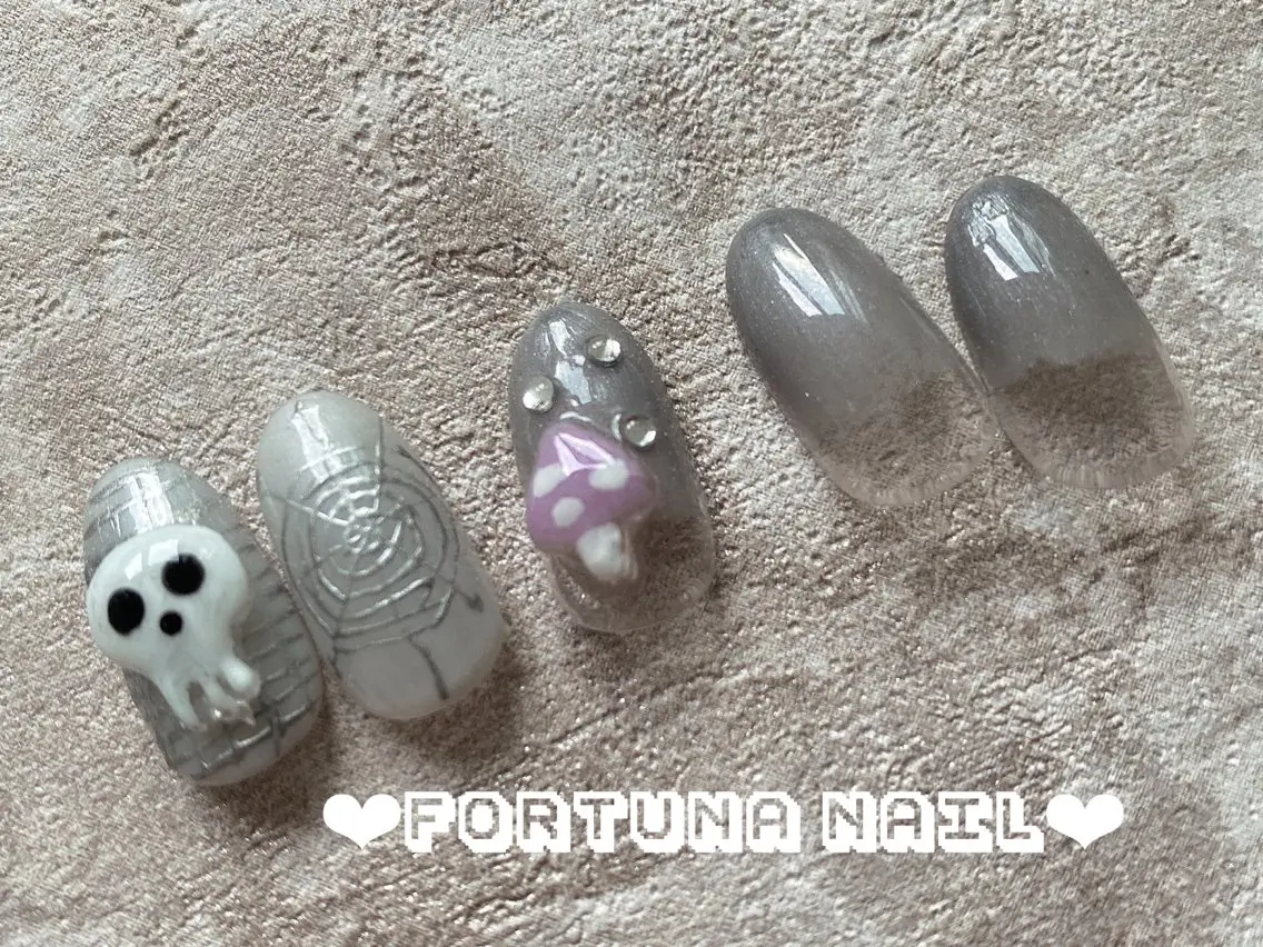 ネイル ハロウィン Nail •Head スパFortunaのネイルデザイン
