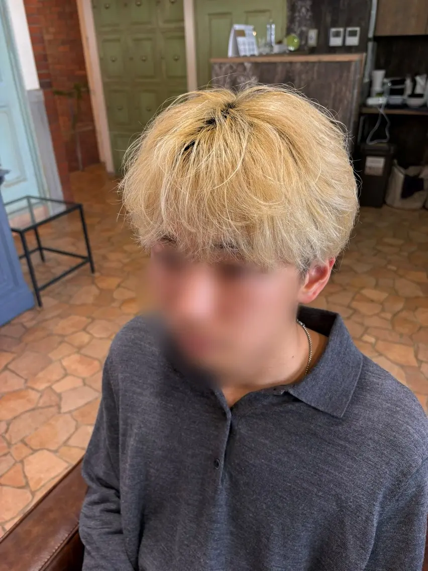 ショート メンズ マッシュ シースルーマッシュ カット 中澤 衿葉のヘアスタイル