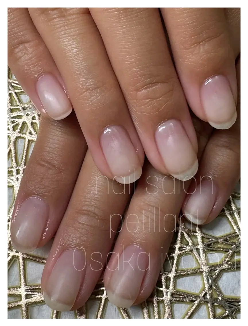 ネイル クリアネイル ジェルネイル マットネイル nail salon petillantのネイルデザイン