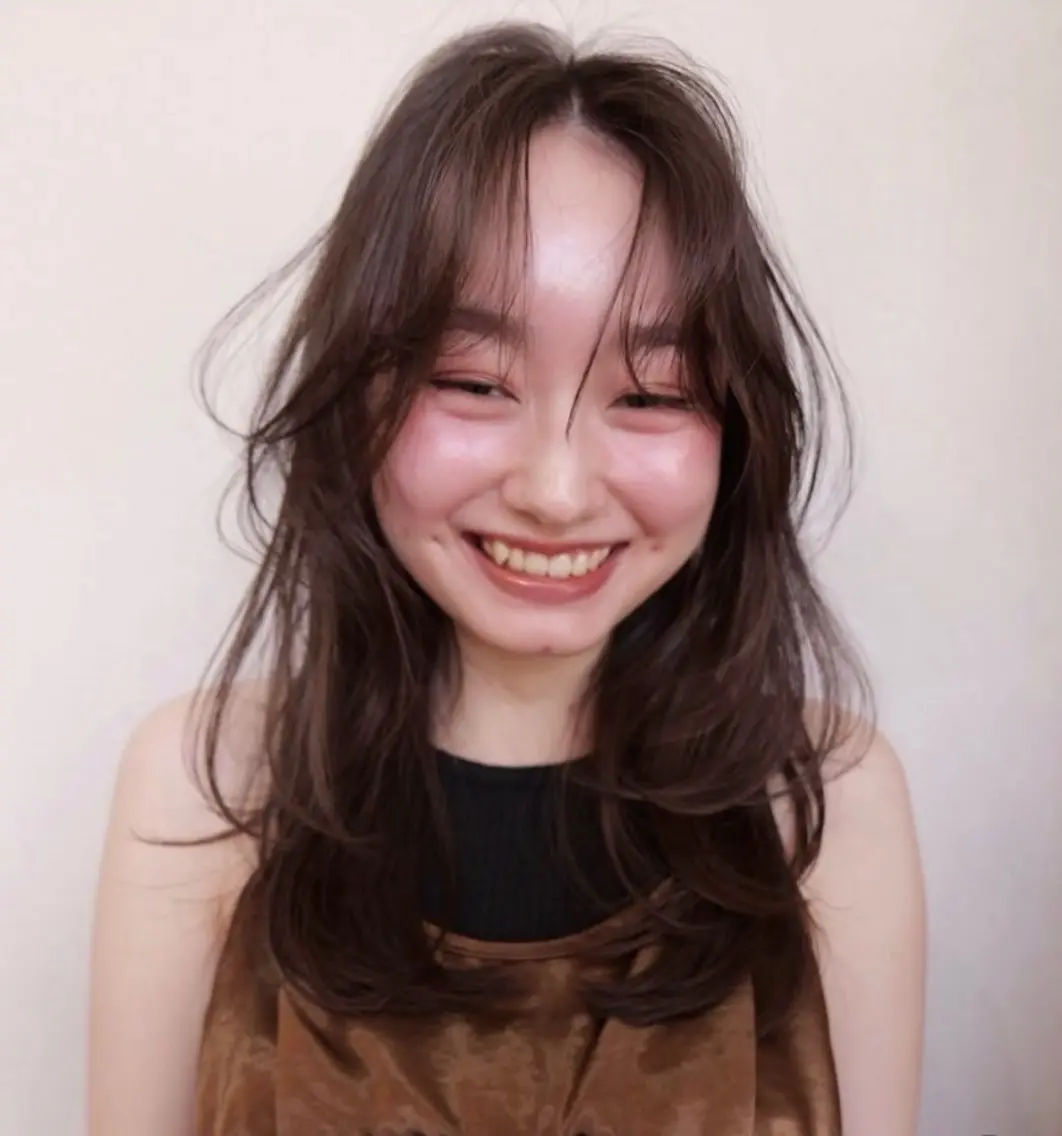 カラー ブラウンカラー ナチュラルブラウン 🤍✨透明感カラー/ 韓国ヘア/のぞみのヘアスタイル
