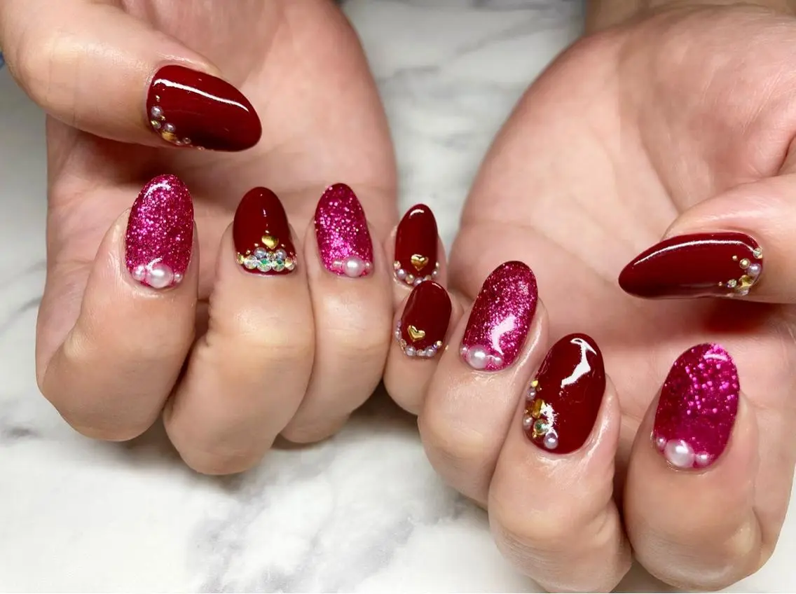 ネイル ジェルネイル パラジェル Nail&eye Belire 新宿のネイルデザイン