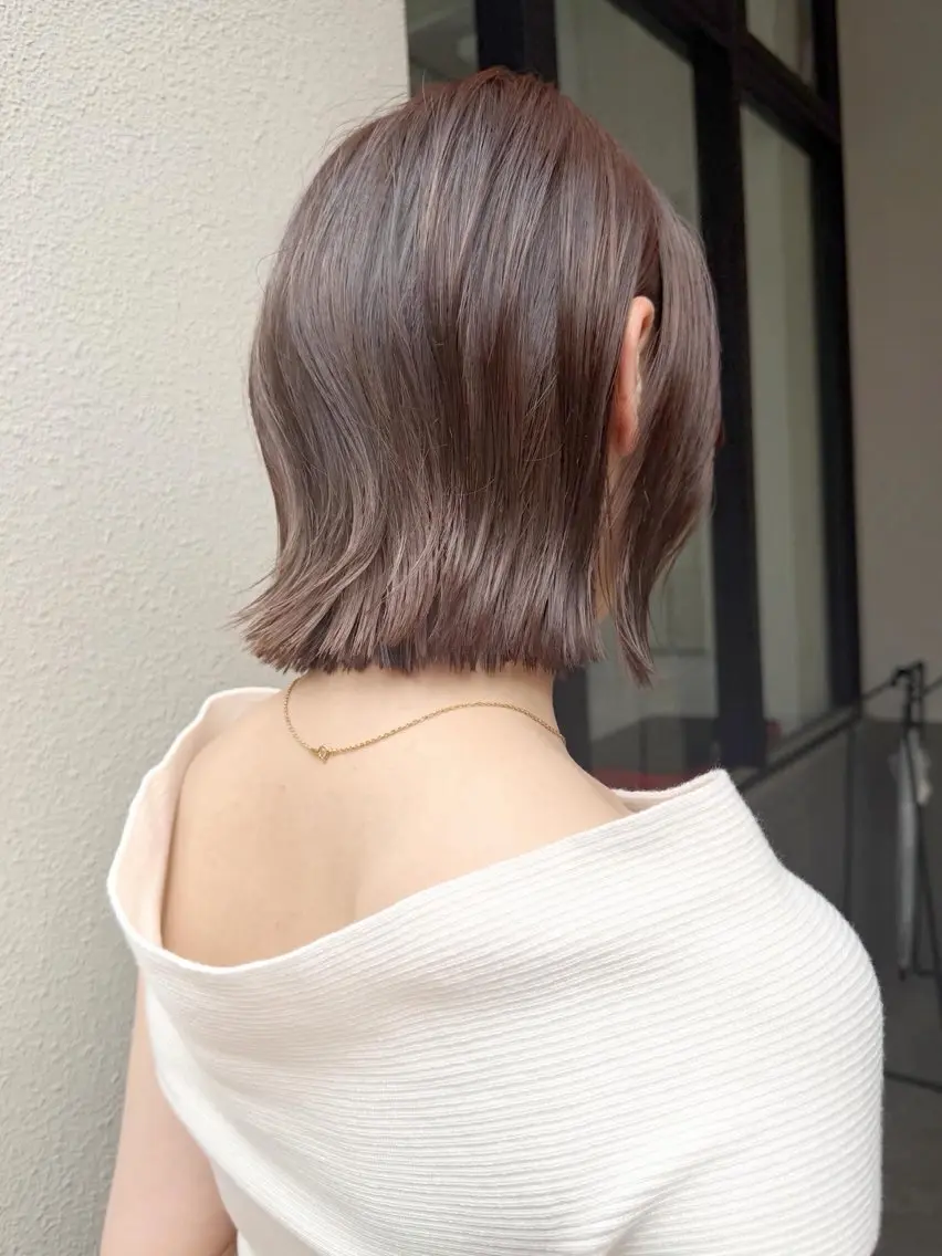 カット 縮毛矯正 縮毛矯正×ボブ🥣 オイカワ レイのヘアスタイル