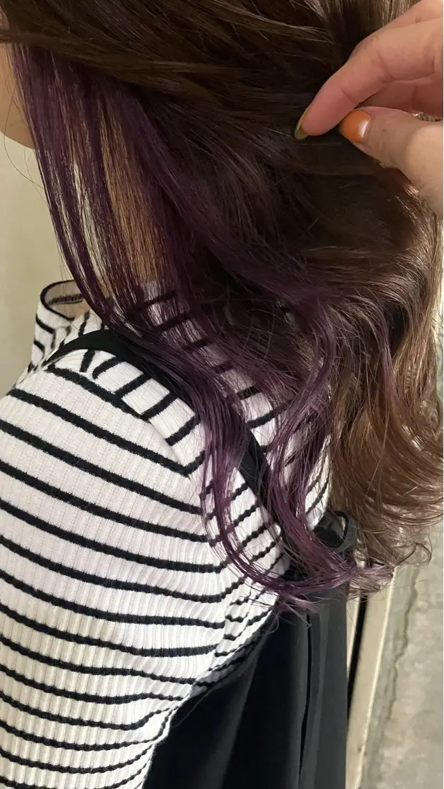 ミディアム カラー 清村 和音のヘアスタイル