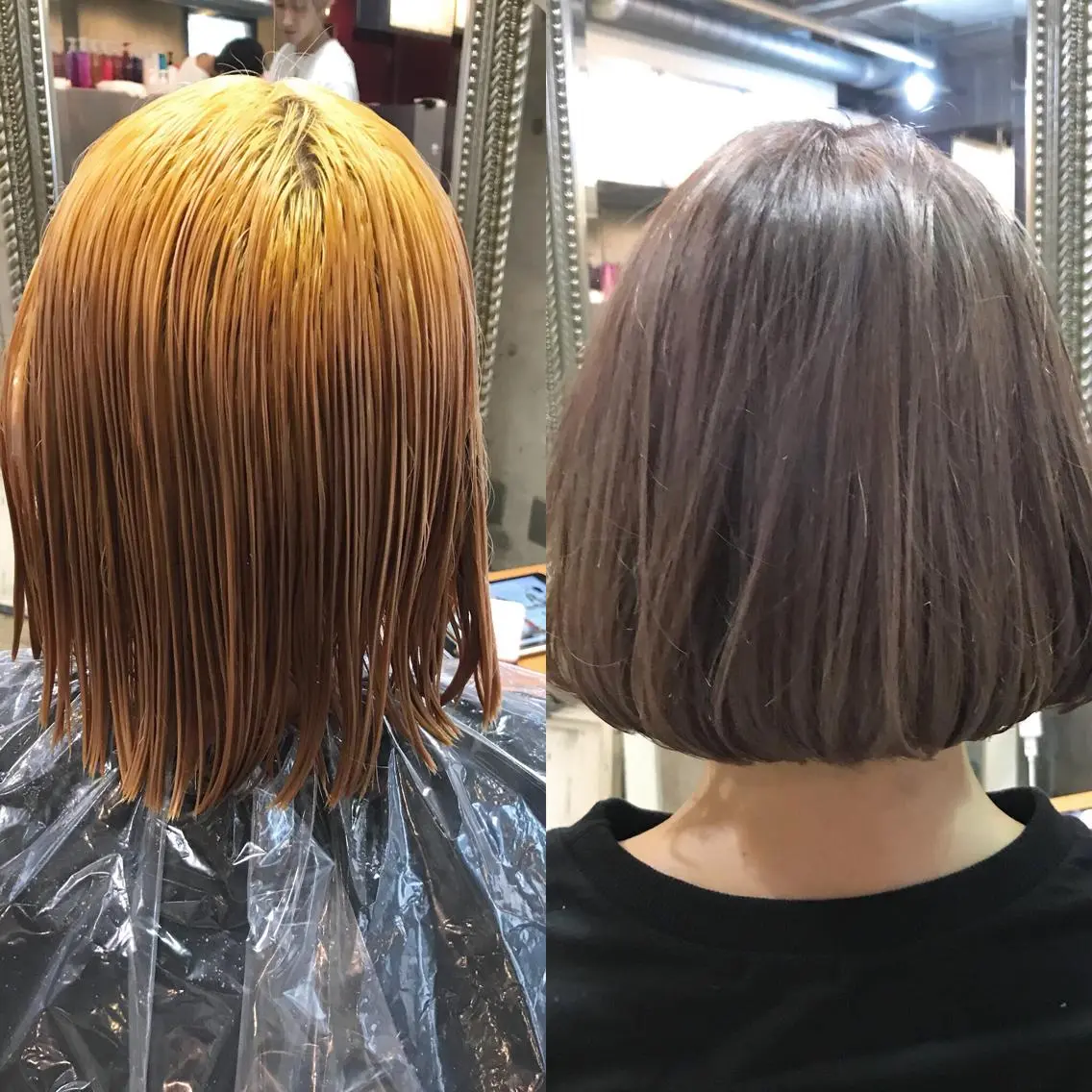 ショート カラー パーマ ヘアアレンジ メンズ キッズ ネイル マツエク・マツパ ダブルカラー サロンドミルク 渋谷高比良のヘアスタイル