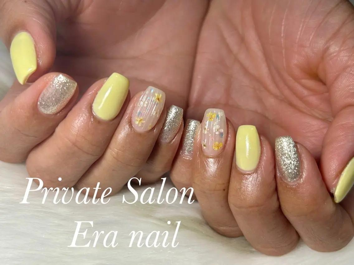 ネイル フラワーネイル ハンドネイル Era nailのネイルデザイン