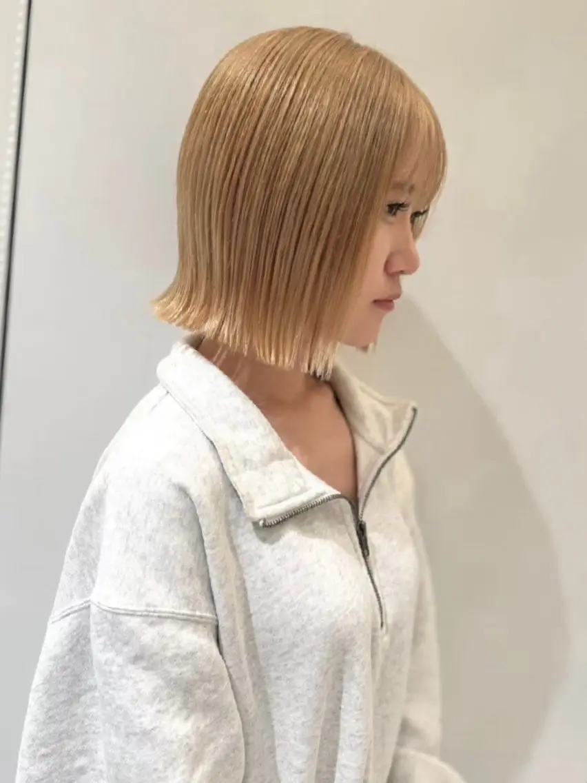 カラー ミディアム ヘアカラー IPPO アカデミーのヘアスタイル