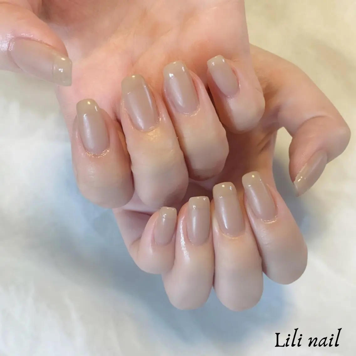 ネイル フレンチネイル マットネイル Lilibeauty salonのネイルデザイン