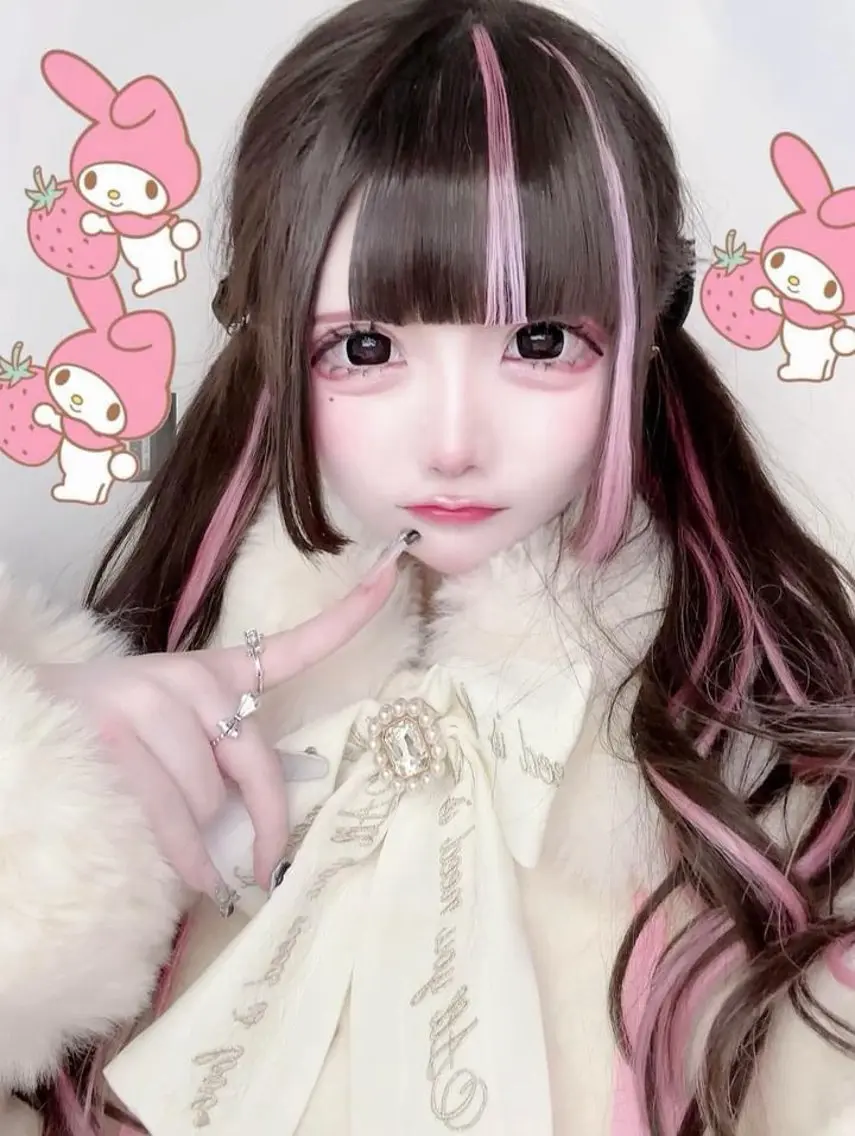 ロング カット エクステ ハイトーンエクステ 🎩カズキ🎩のヘアスタイル
