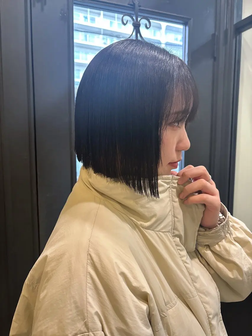 梅雨前おすすめ☔️カット+縮毛矯正🪽ストレートにしたい方おすすめです!の写真