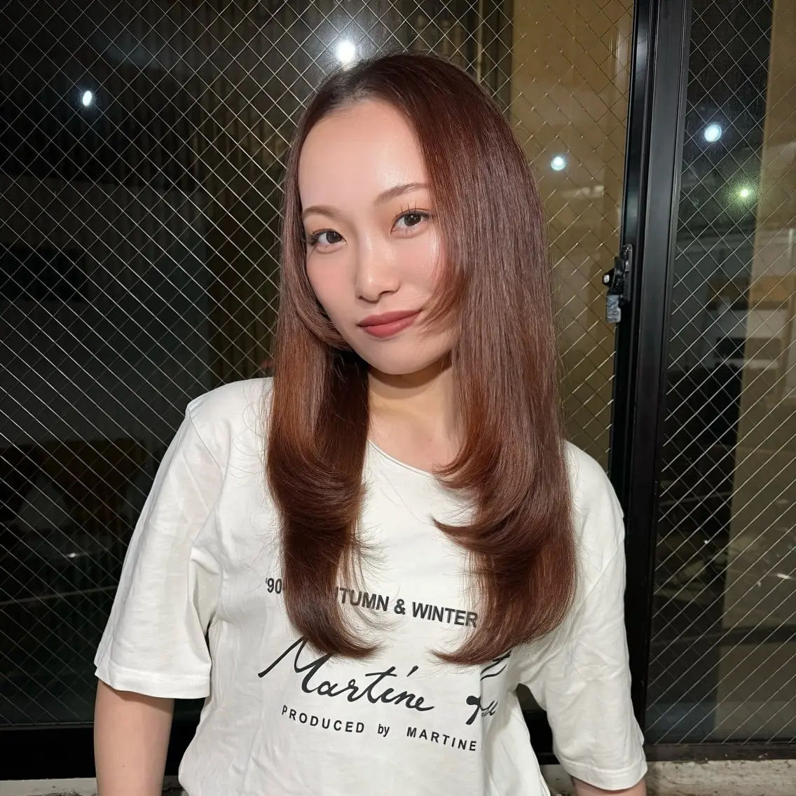 ロング カラー カット ヘアカラー トリートメント ナカヤマナナエ ♡のヘアスタイル