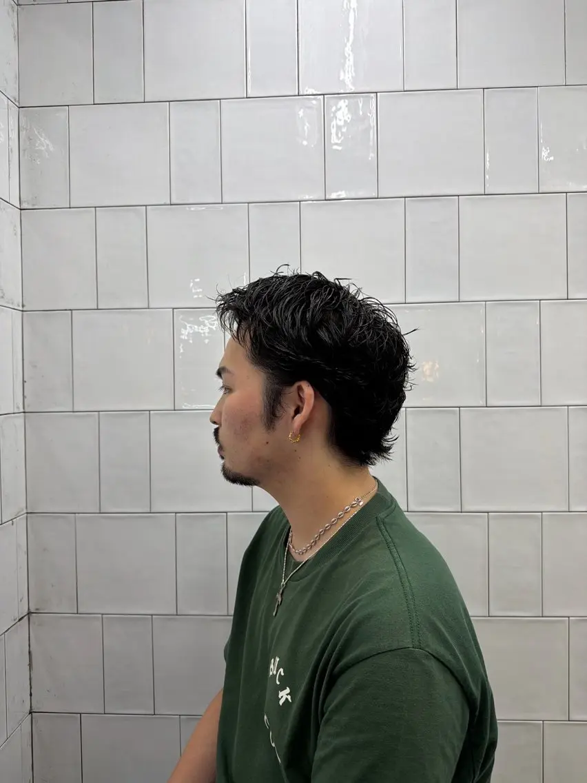 パーマ メンズ 永戸 新汰のヘアスタイル