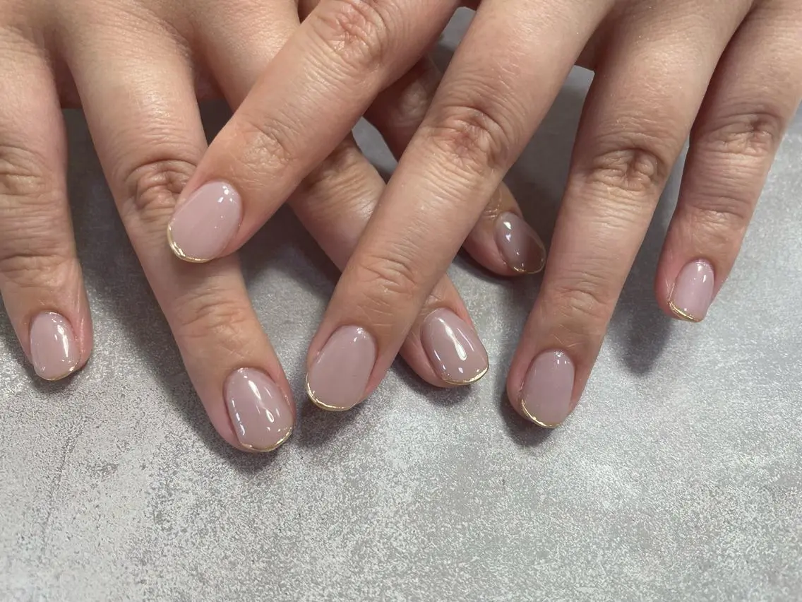 ネイル フレンチネイル ミラーネイル liln nail /NATSUMIのネイルデザイン