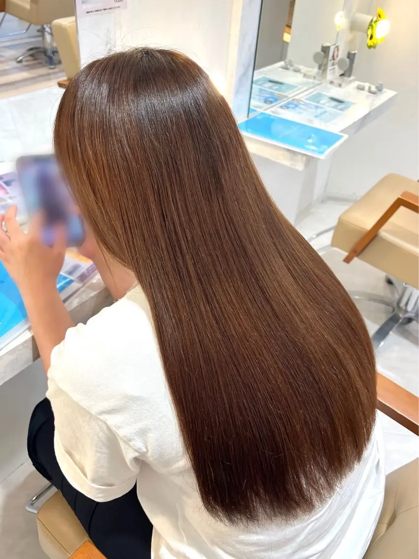 ロング トリートメント 新庄 雪乃のヘアスタイル