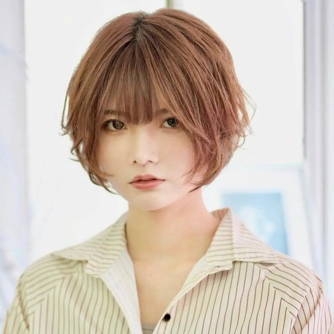 《ブリーチ𝗆𝖾𝗇𝗎 ꯁꯧ》  ✂︎カット+ブリーチ有りダブルカラー 髪質改善×TOKIO☀️✨️の写真