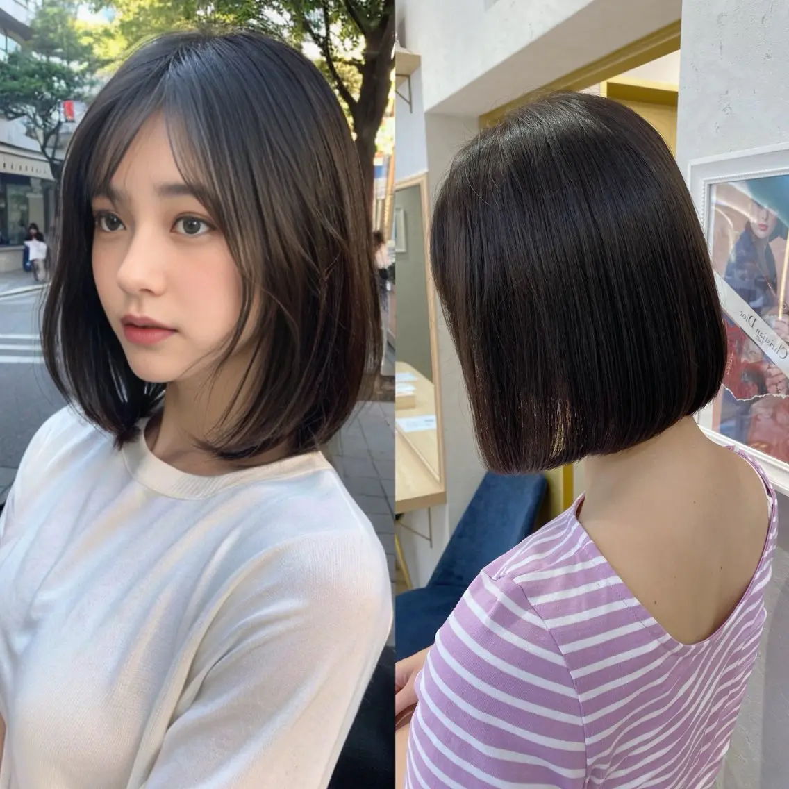 ショート カラー 透明感カラー ボブ 韓国風ヘア 小顔カット カット トリートメント ❣️モテ髪❣️佐野 圭佑のヘアスタイル